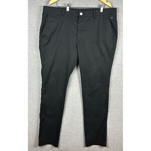 Bonobos‎ Maide Golf Pants 41x34 Straight Black Flat Front Performance Stretch